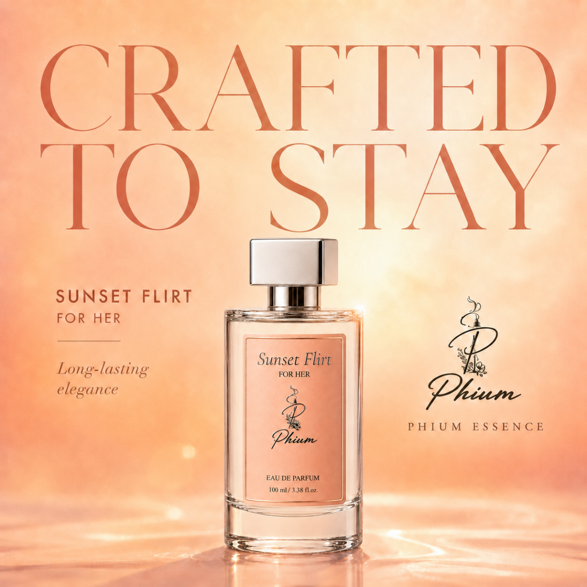 Sunset Flirt Eau de Parfum with long-lasting elegance