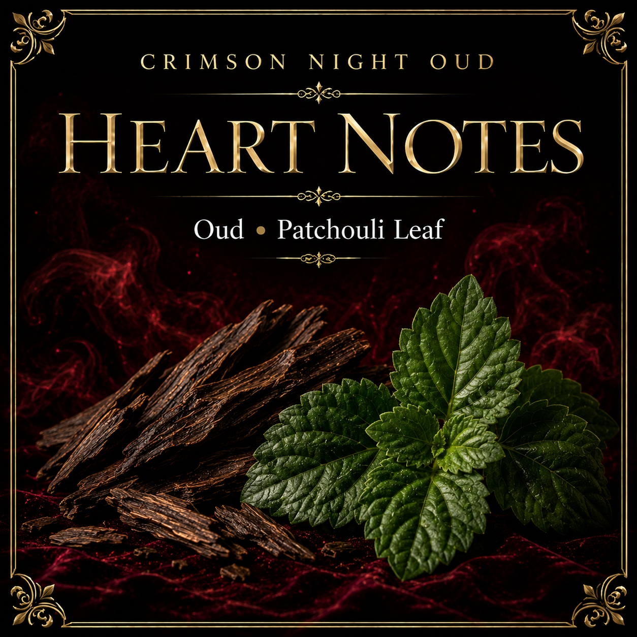 Heart Notes in Crimson Night Oud