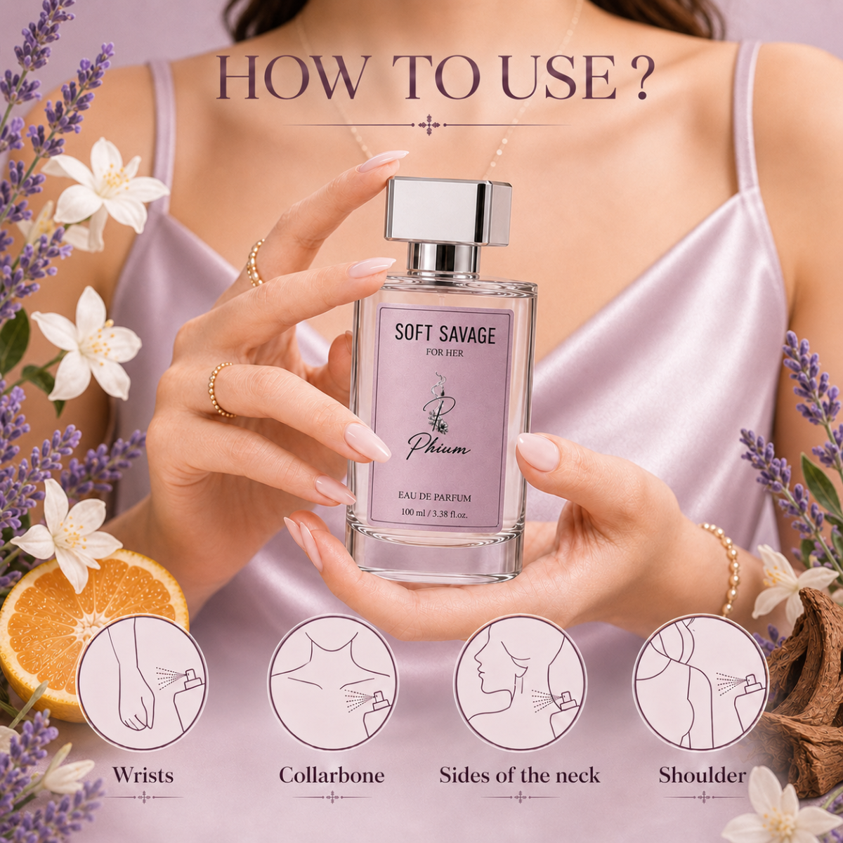 How to use Soft Savage Eau de Parfum for women