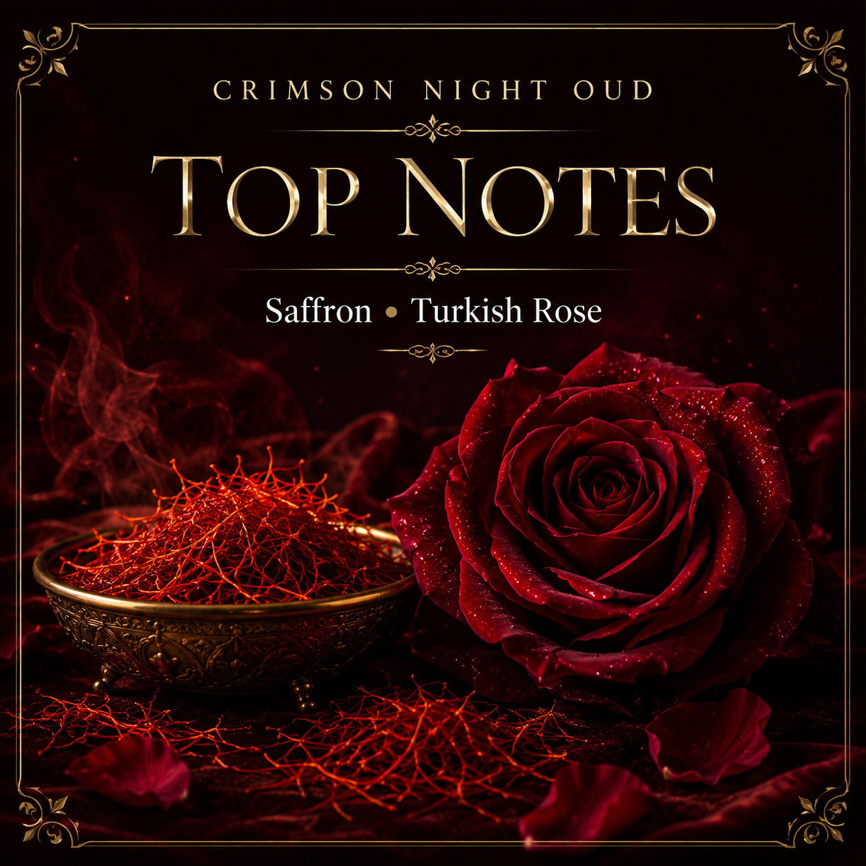 Top Notes in Crimson Night Oud